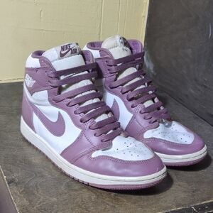 Nike Women's High-Top Sneakers - Purple and White